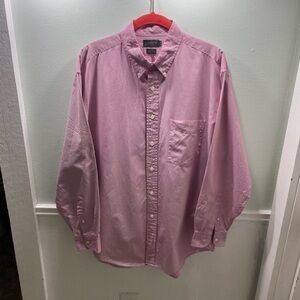 J. Crew Men's Casual Pink Button-Down Shirt